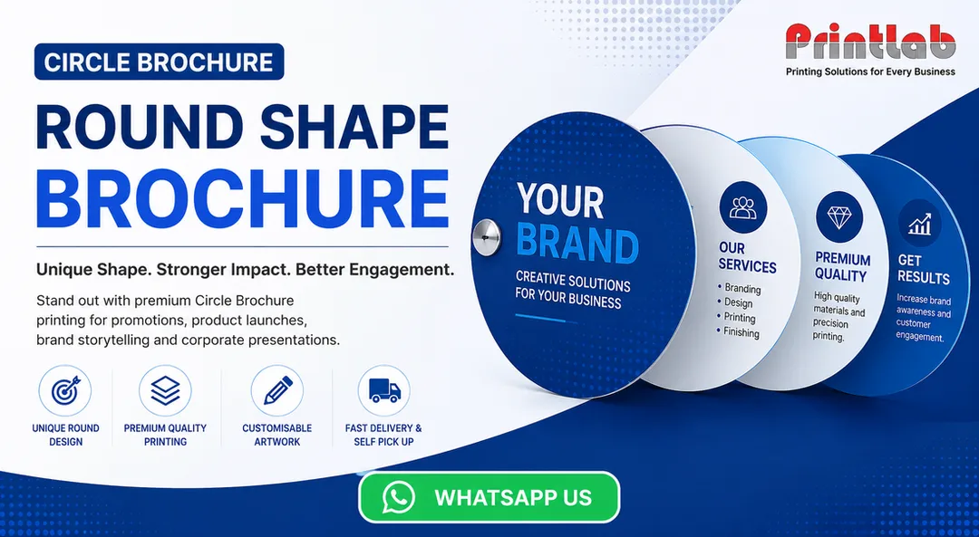 Circle Brochure Round Shape Printing Petaling Jaya Selangor Malaysia