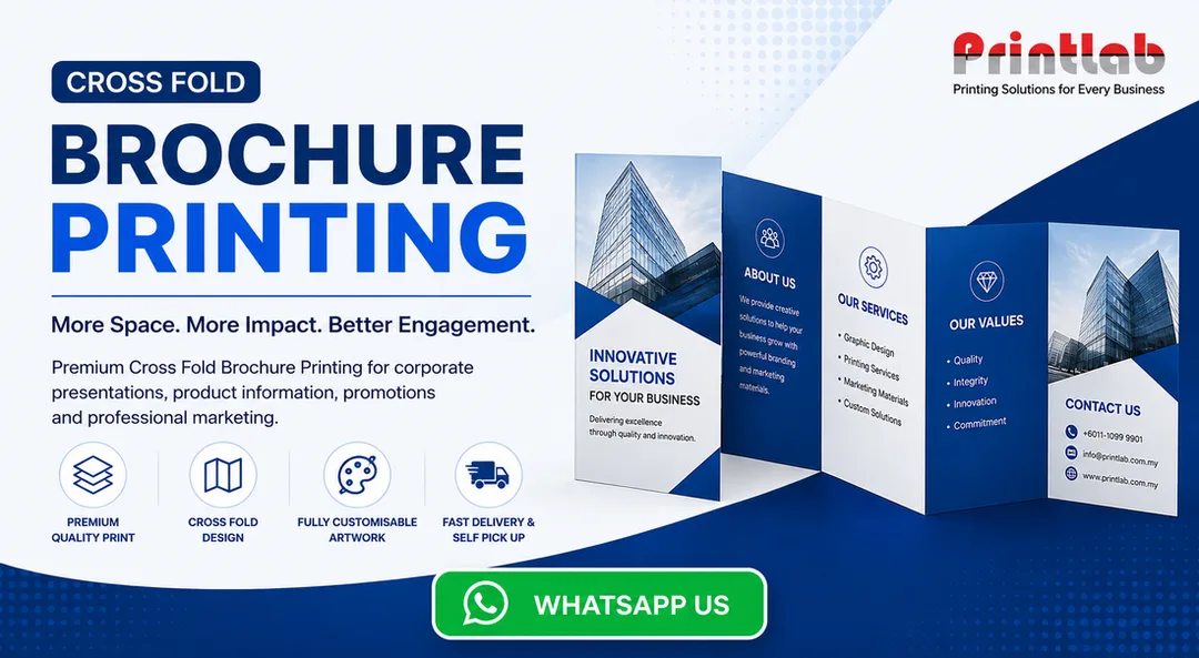 Cross Fold Brochure Printing Petaling Jaya Selangor Malaysia