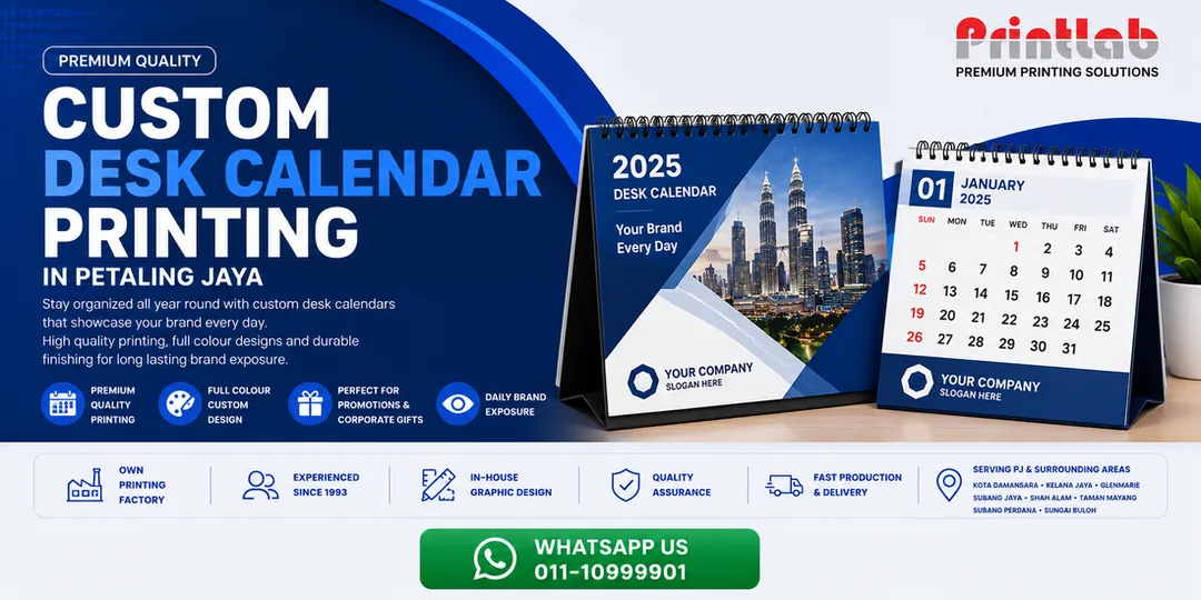 Custom Desk Calendar Printing Petaling Jaya Selangor Malaysia