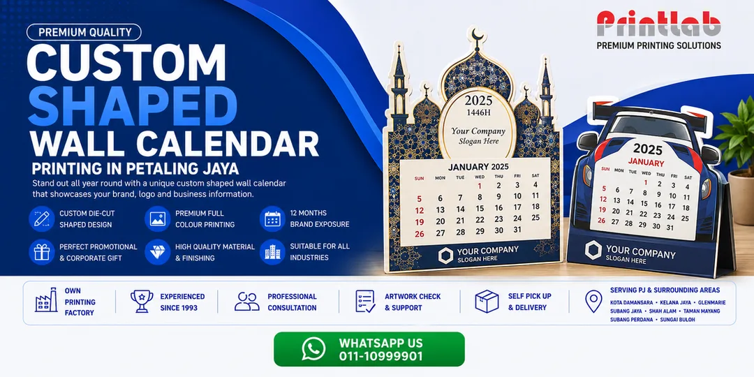 Custom Shaped Wall Calendar Printing Petaling Jaya Selangor Malaysia