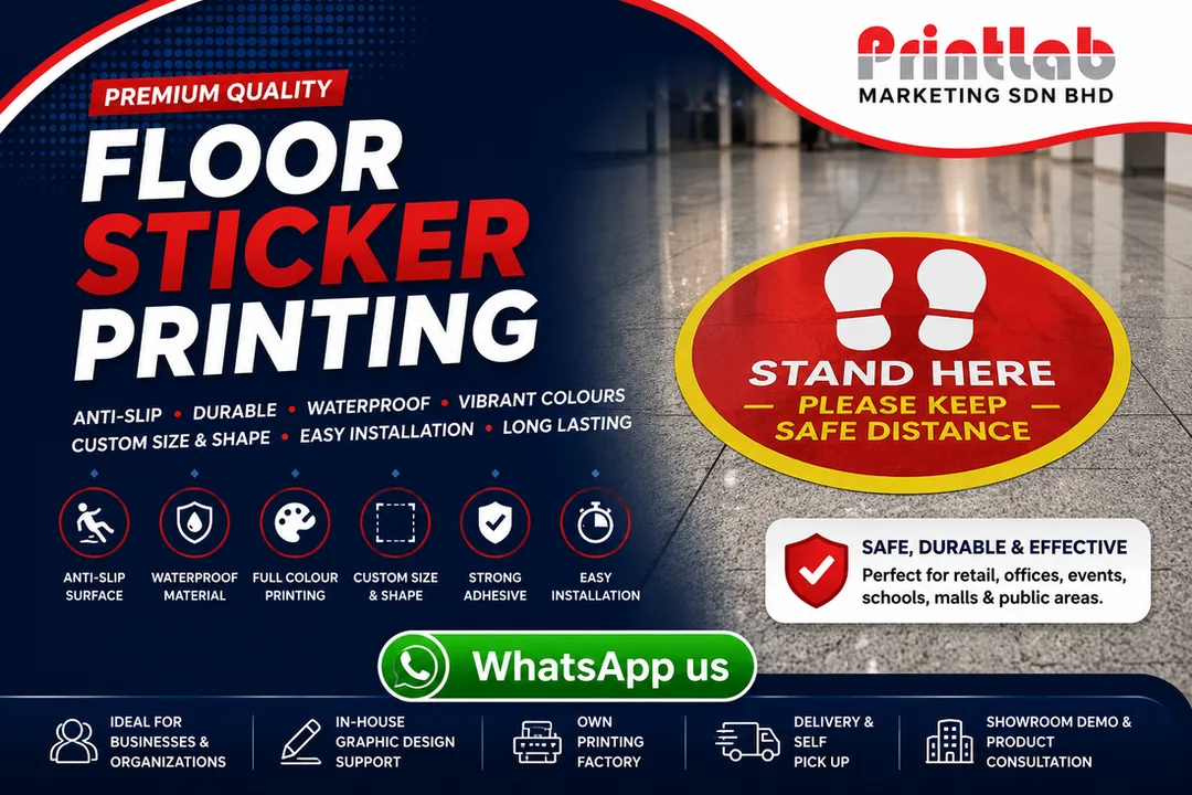 Premium Floor Sticker Printing Supplier in Petaling Jaya Selangor