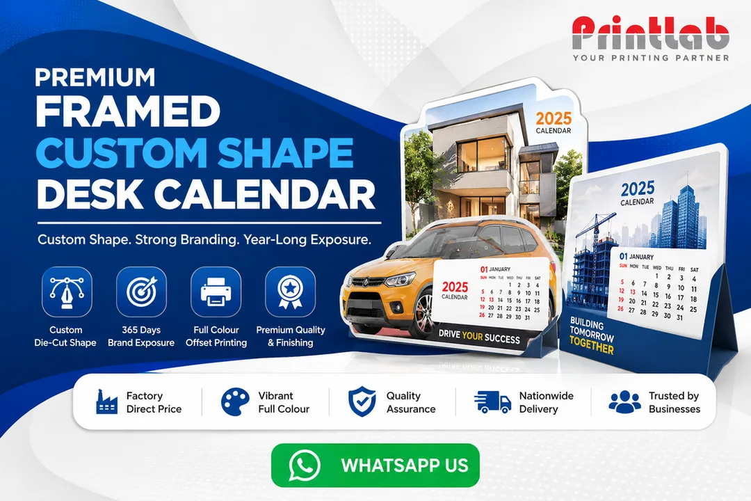 Framed Custom Shape Desk Calendar Printing Petaling Jaya Selangor Malaysia