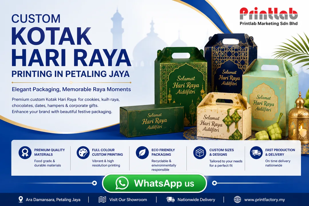 Custom Kotak Hari Raya Printing in Petaling Jaya by Printlab Marketing Sdn Bhd