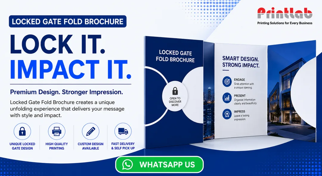 Locked Gate Fold Brochure Printing Petaling Jaya Selangor Malaysia