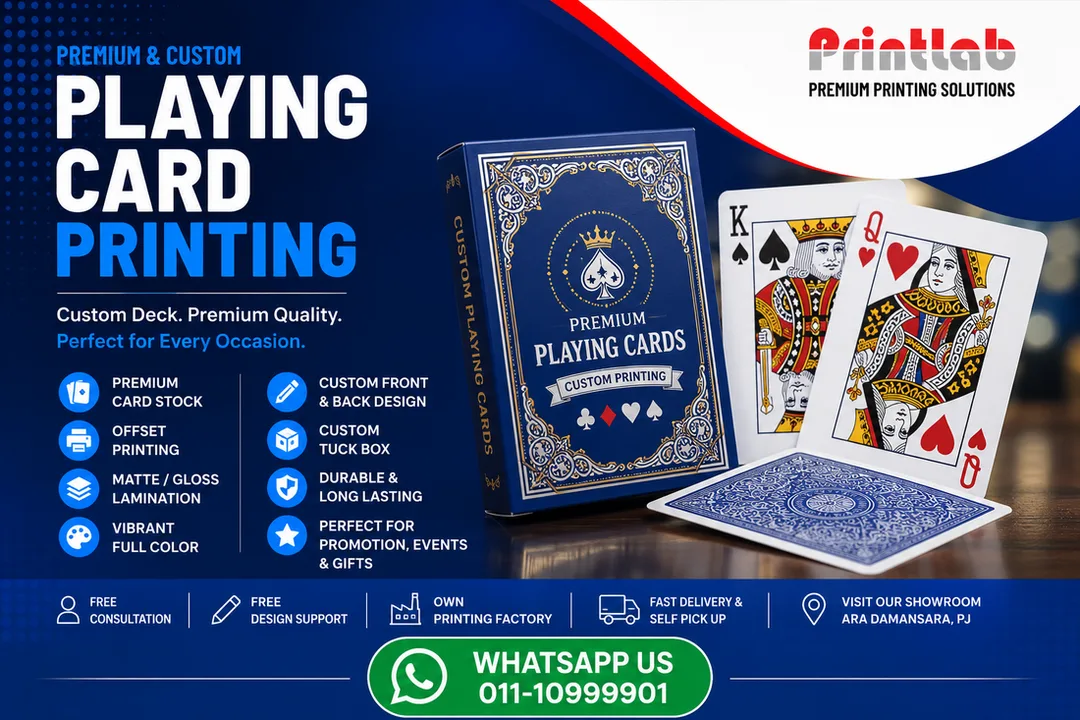 Premium Playing Card Printing in Petaling Jaya, Selangor