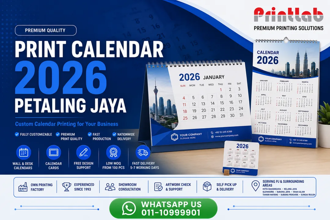 Premium Print Calendar 2026 in Petaling Jaya, Selangor