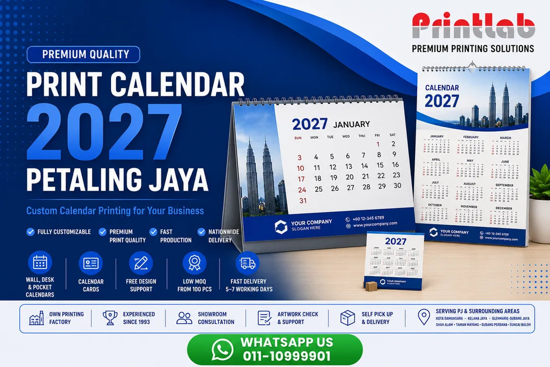 Premium Print Calendar 2027 in Petaling Jaya, Selangor