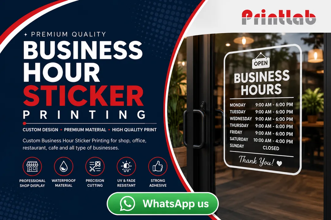 Premium Business Hour Sticker Printing Supplier in Petaling Jaya Selangor