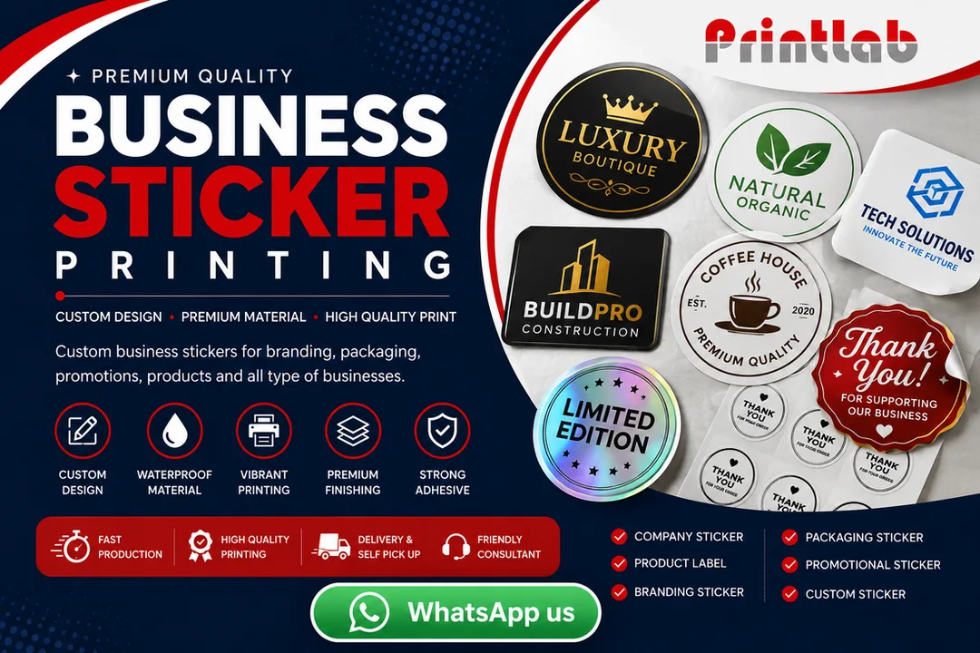 Premium Business Sticker Printing Supplier in Petaling Jaya Selangor