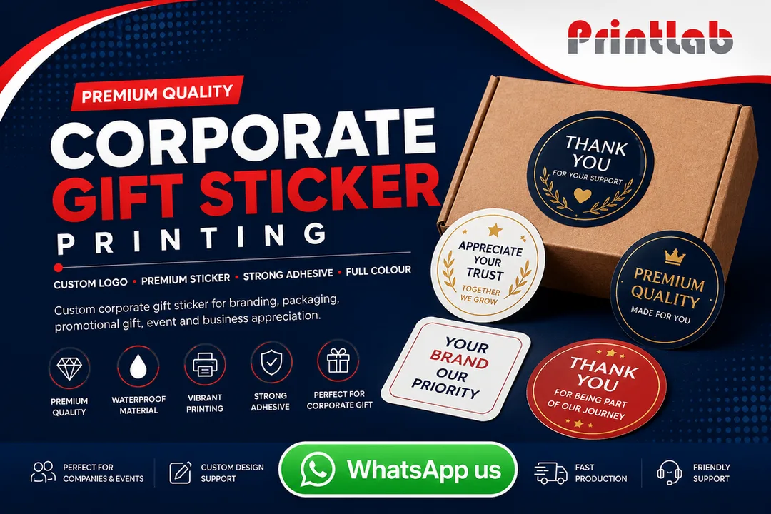 Corporate Gift Sticker Printing Petaling Jaya Selangor Premium Custom Logo Sticker Supplier