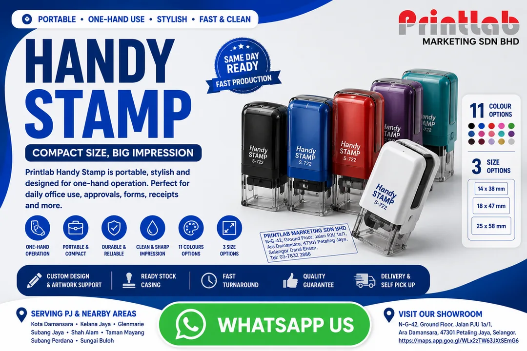 Handy Stamp by Printlab Marketing Sdn Bhd in Ara Damansara PJ