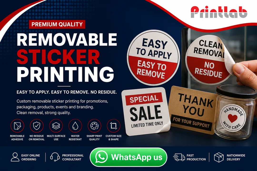 Premium Removable Sticker Printing Supplier in Petaling Jaya Selangor