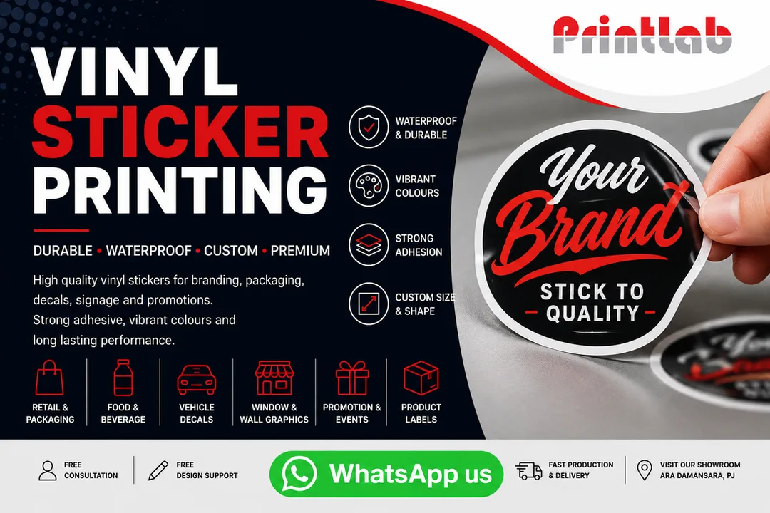 Premium Vinyl Sticker Printing Supplier in Petaling Jaya Selangor