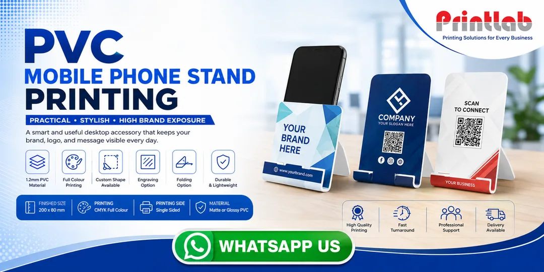 PVC Mobile Phone Stand Printing in PJ  Printlab Ara Damansara